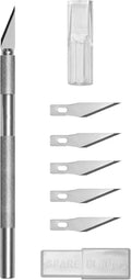 VViViD 6 pcs Modelers Knife With Spare 5 x Stainless Steel Blades And Protective Cover