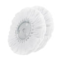 2 Pcs 8" White Flannelette Airway Buffing Wheel - style: 8'' Flannelette Airway Wheel