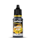 Vallejo Model Air 71005 Grey Blue (17ml) - color: Intermediate Blue