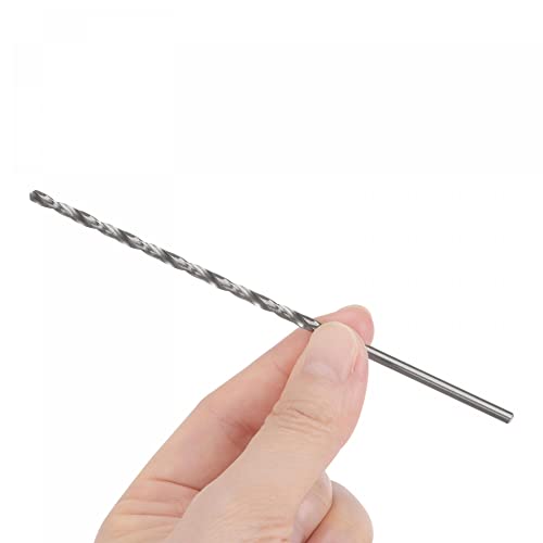 uxcell 5Pcs 3mm Mini Micro Twist Drill Bits, HSS Straight Shank - size: 3x120mm
