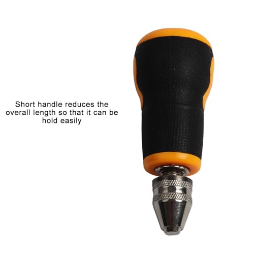 Micro Mini Hand Drill with 10 Pcs Twist Drill Bits, Mini Portable Tool Set, Small Hand Drill for Model Jewelry Crafts Resin 0.8‑3.0mm