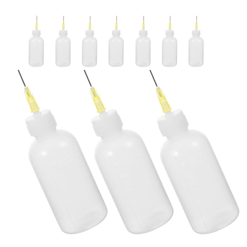 DOITOOL Pottery Glaze Squeeze Bottle Fine Tip Squeeze Bottle with Nozzle Precision Applicator for Ceramic Pottery Tools Mud Painting Detail Work 3.74 in