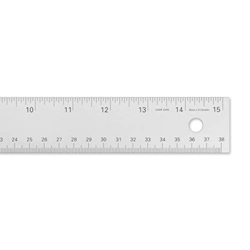 Alumicolor 15-inch Non Slip Standard Aluminum T-Square for Art Framing & Drafting, Silver - size: 15-inch