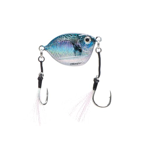 Imposter Jig, Bonita Pattern, Slow Pitch Fishing Lure, Inshore and Offshore - size: 100 Gram