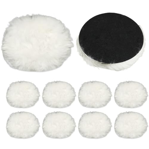 Wool Polishing Pad, 3 Inches, 10 Pcs - size: 3 Inch