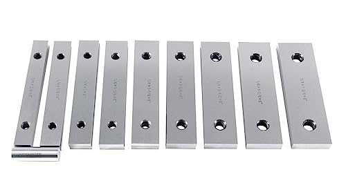 Accusize Precision Parallel Set 1/4 x 6 in 9 Pairs Alloy Steel