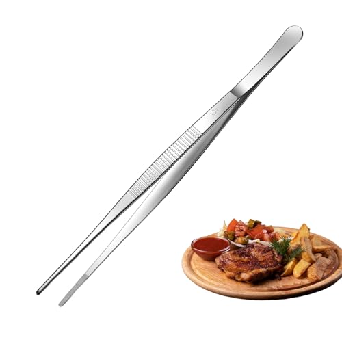 Aniso Long Tweezers, Stainless Steel, 10 inches - size: 10 inches