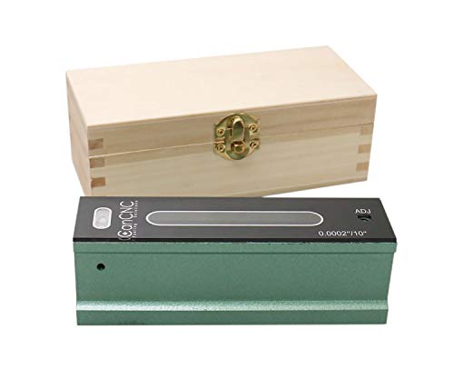 Accusize Industrial Tools 6 inch Professional Master Precision Level in Fitted Box, Accuracy 0.0002''/10'', S908-C606 - size: 6 inch