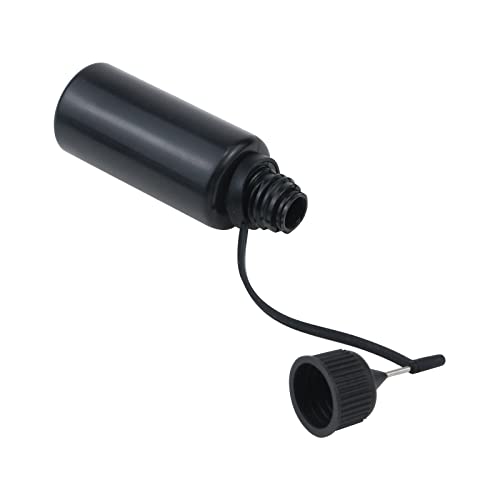 T Tulead Precision Tip Applicator Bottles, 15ml, Black, 10PCS - style: Black,15ml
