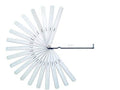 Mitutoyo 184-307S .03-.5mm Thickness Gage with 100mm Blade Length - size: 0.03-0.5mm Thickness, 100mm Length, 13 Leaves