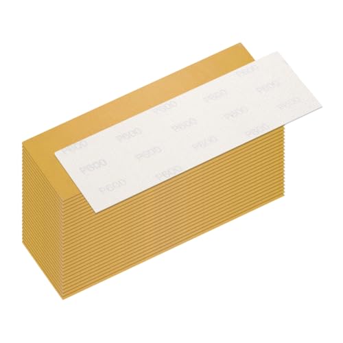 30 Pcs 600 Grit Sandpaper 1.2x3.5 Inch Sand Paper Alumina Abrasive - size: 1.2 x 3.5 Inch(600 Grit)