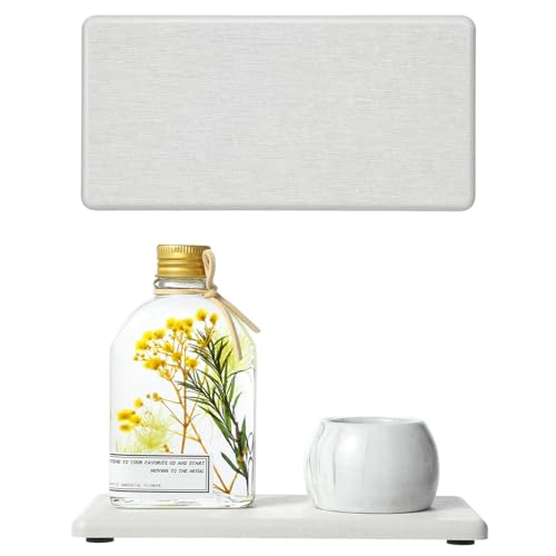 2PCS 7"x3.5" Water Absorbing Bathroom Sink Vanity Trays, Diatomite Stone Quick Drying Mat for Kitchen Counter, Dish Rack Dispenser Sponge Holder Caddy Organizer, Beige, 7"x3.5" - color: 2 Pack - Beige, size: 7" x 3.5"