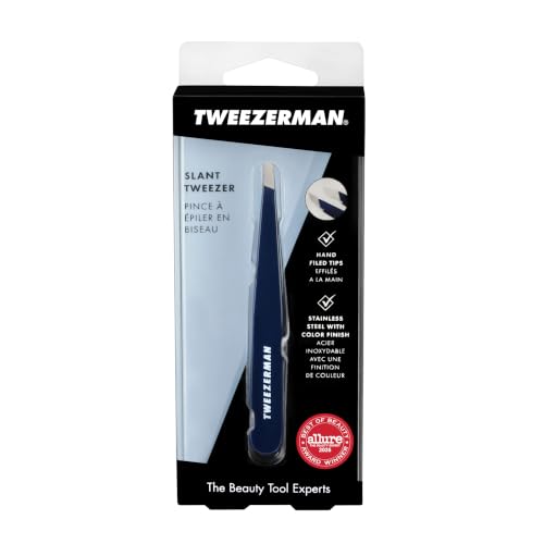 Tweezerman Slant Tweezer – Tweezers for Eyebrows Evening Blue - style: Evening Blue