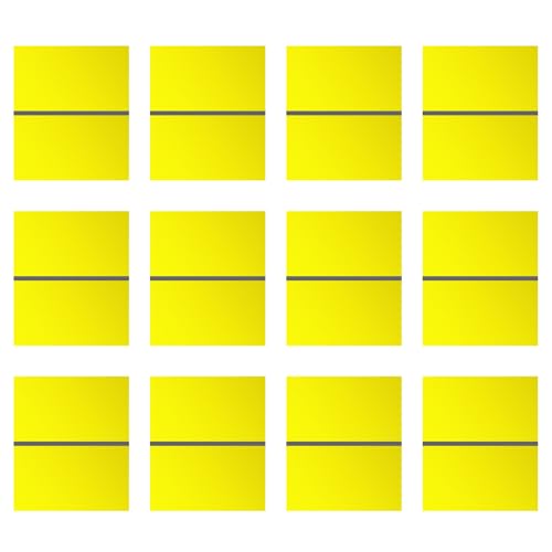 Laser Engraving Blank ABS Double Color Plastic Sheet (Yellow) - color: Yellow