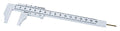 EISCO 7.75" Plastic Metric Vernier Caliper for Student use