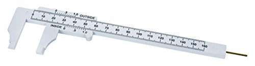 EISCO 7.75" Plastic Metric Vernier Caliper for Student use