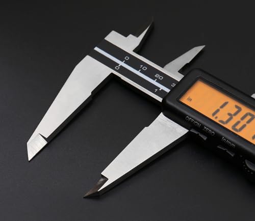 Accusize Digital Caliper, 12 in/300 mm Yellow LCD, Metric/Inch - color: Yellow LCD, size: 12" / 0-300mm