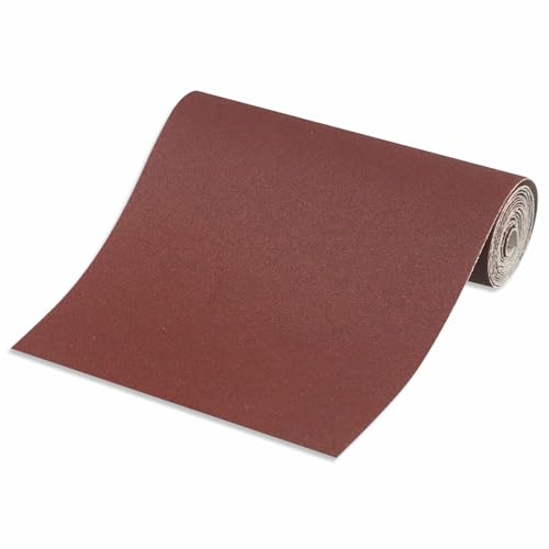 SEIWEI 800 Grit Sandpaper Roll, 1 Meter x 100mm Emery Cloth Roll, Continuous Abrasive Wet Dry Sanding Roll for Wood Furniture, Metal Polishing, Automotive Finishing, Flexible & Durable - size: P800