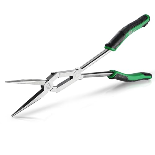 SK 13'' Long Needle Nose Pliers, Double Compound Straight Long Nose Pliers - size: 1PC- Straight
