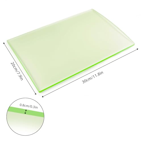 Leather Craft Punch Pad, Rubber Mute Board for Stamping, 11.8x7.9x0.3 - size: 11.8"L x 7.9"W