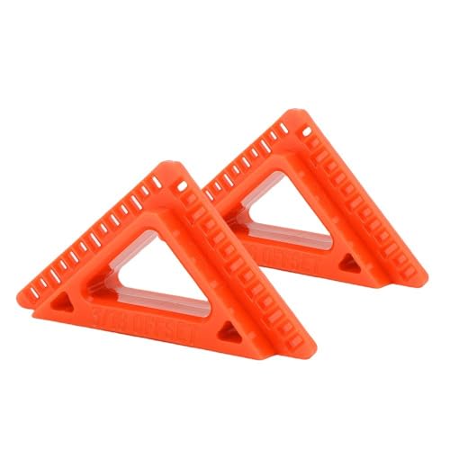 Plastic Scribers for Woodworking – 3/16" and 1/4" Trim Spacer with 1/8" Opening, Precise Marking Gauge for Door and Window Casing Projects(Orange) - color: Orange