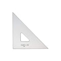 Pacific Arc Drafting Triangle, 14-inch, 45/90 Degrees, w/Inking Edge, Topaz - color: Topaz, size: 14-in, 45/90 degrees