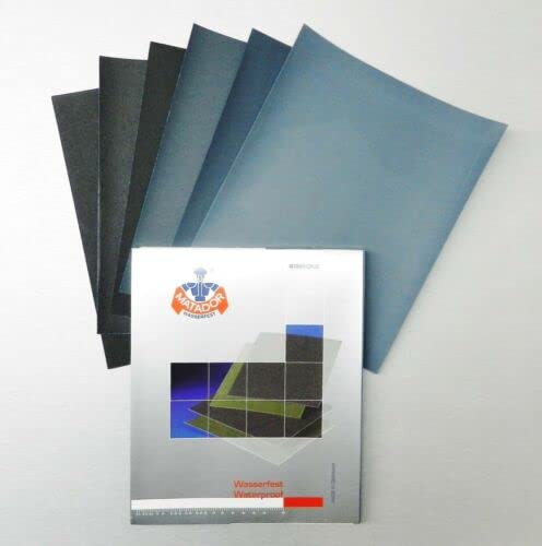 Matador Abrasive Wet or Dry Waterproof Sandpaper 10 Sheets 800 Grit 9"x11" S/C Made in Germany