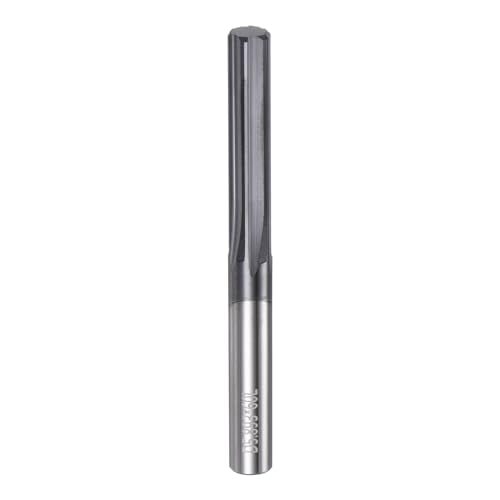 HARFINGTON Carbide Chucking Reamer 0.232"(5.9mm) Dia Straight Flute Straight Shank Machine Reamer Tool for Metal and Lathes CNC Machining Centers, Black - size: 0.232"