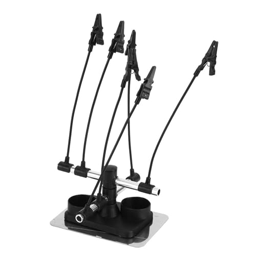 Airbrush Holder, Model Kit Tools Airbrush Accessories 6Pcs with Base for Airbrush