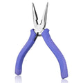5 Inch Slim Long Nose Pliers, Chain Nose Pliers - size: 5" Slim Long Nose Pliers Serrated Jaw
