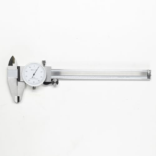 TEXALAN(R) 0-6" 4 Way Dial Caliper .001" Shock Proof Imperial Carbon Steel