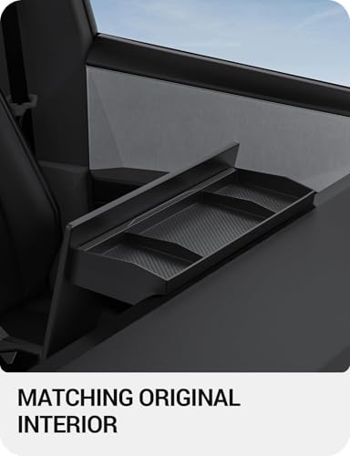 BASENOR Behind Screen Storage for Tesla Cybertruck Accessories 2024-2026 - size: Cybertruck (2024-2025) Behind Screen