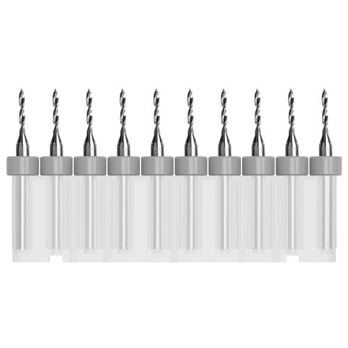 10 Pcs PCB Drill Bits Set, 1/8" Shank 1.4mm - size: 1.4mm