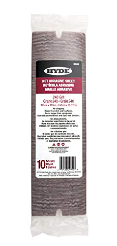 Hyde 09940 Abrasive Sanding Net Sheets, 240 Gritt, 10-Sheets - size: 240 Grit