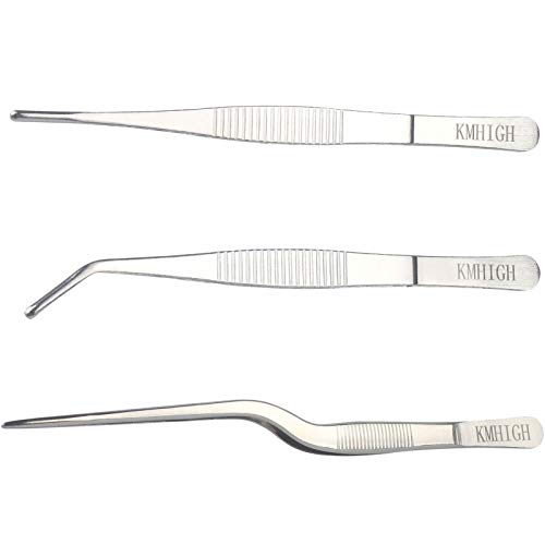 Gardening Tweezers Set, 3-Piece Stainless Steel Picking Tools