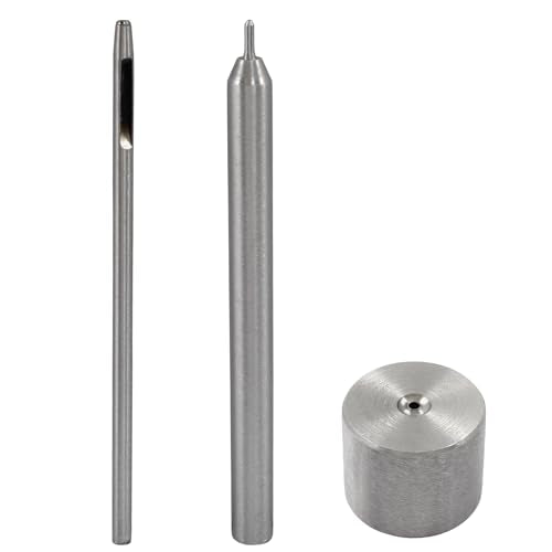 Litoexpe 2mm Eyelet Hole Punch Die Tool Set, Grommet Setter Hollow Punch - color: Hole Punch Die Tool, size: 2 MM