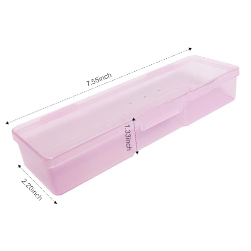 4PCS Nail Storage Manicure Tool Box, Nail Implement Box (Pink-4pcs, Small) - color: Pink-4pcs, size: Small