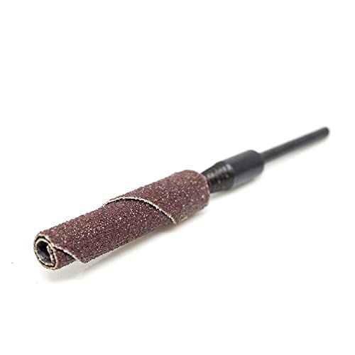 Benchmark Abrasives Aluminum Oxide Straight Sanding Cartridge Rolls for Blending Deburring Polishing Sanding Metals, Rotary Sander - Die Grinder Abrasives (10 Pack)(1/4" x 1-1/2", 80 Grit) - size: 1/4" x 1-1/2", style: 80 Grit
