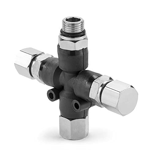 PointZero Airbrush Manifold 3-Way Air Hose Splitter 1/8