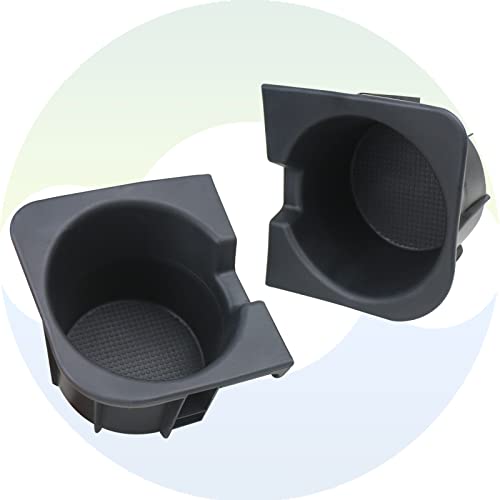 Osompar Cup Holder Insert (Pair) Compatible with 2005-2015 Toyota Tacoma Replaces 66991-04012 66992-04012