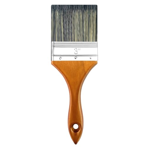Great Andrew Paint Brush 3-inch, Wood Handle - size: 1 PC, 3 Inch
