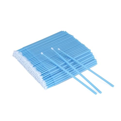 G2PLUS Cotton Swabs 500PCS Disposable Micro Applicator Brushes Micro Swabs - color: Blue, size: 500PCS