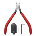 U02 Ultra-thin Single Edge Model Nippers 4.9in Plastic Sprue Cutter - color: Red