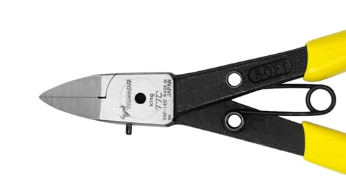 Tsunoda, SNP-145F Slim-type Diagonal Cutter for Plastics (6-Inch Flat) - style: 6-Inch Flat