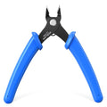 VCELINK Small Wire Cutter Spring-loaded GJ706BL, Precision Flush Cutter Pliers Diagonal Cutters for Electronics, Jewelry Making, Model Craft and 3D Printer, 5-Inch