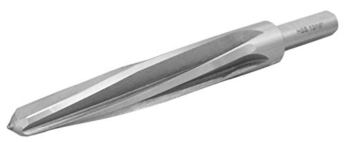 Accusize HSS Construction Reamer, 13/16 in, 3-Flat Shank, 0522-1316 - size: 13/16 in