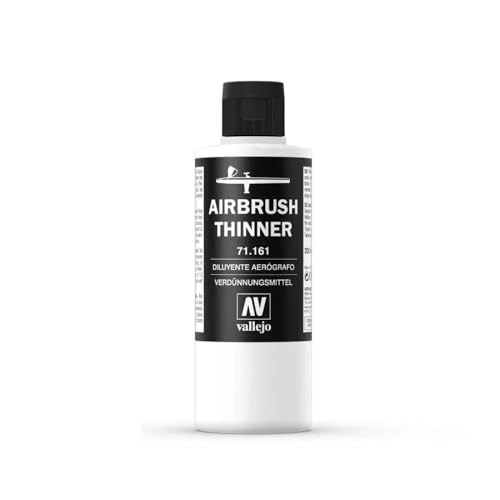 Vallejo - Airbrush Thinner for Acrylic Paints, 6.76 fl oz (200 ml) - size: 6.76 Fl Oz (Pack of 1)