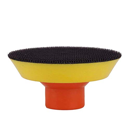 2Pcs 3 Inch Hook and Loop Backing Pad Sanding Pads, 5/8"-11 Thread Polishing Buffing Pads - size: 3 Inch / 2pcs