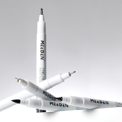 MEEDEN Micro Fineliner Drawing Pens: 0.6mm Needle Nib, 6 Pack, Black Ink - style: 0.6mm Needle Nib
