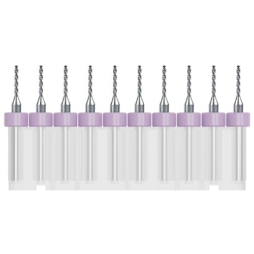10 Pcs PCB Drill Bits Set, 1/8" Shank 1.2mm - size: 1.2mm